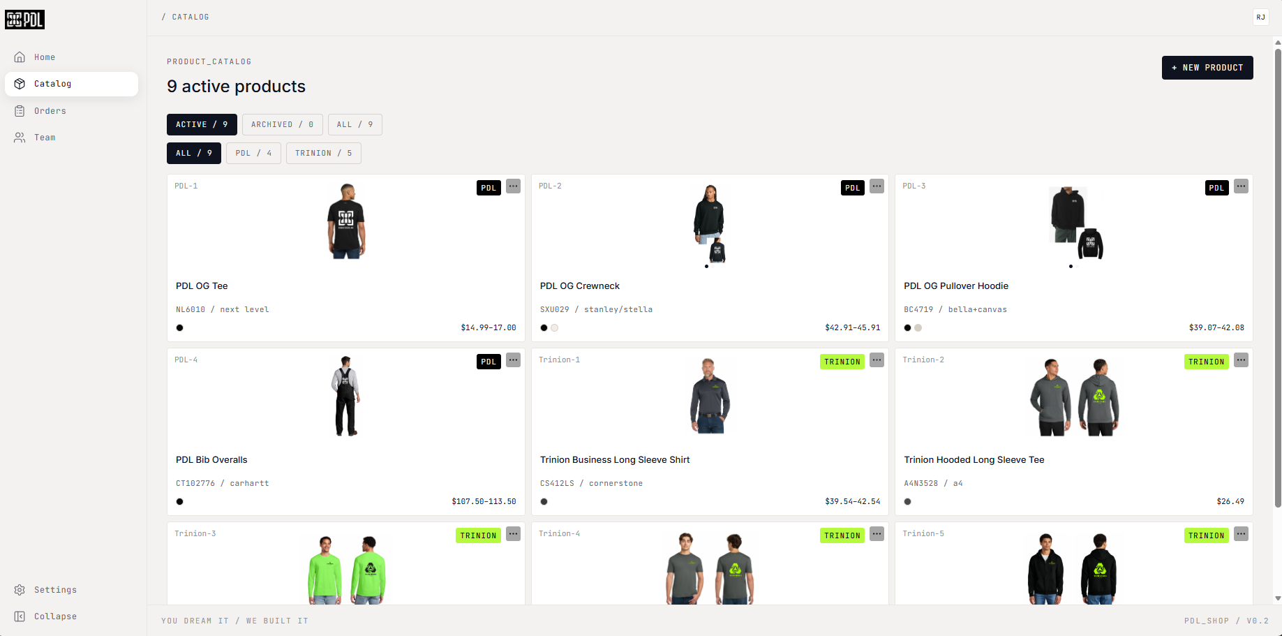 PDL Shop